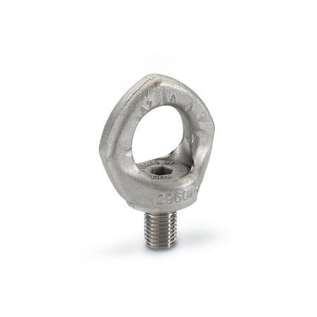 Otto Ganter Stainless Steel Lifting Eye Bolt (Rotating), GN 581.5